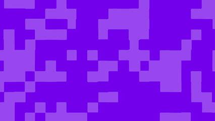 Abstract square pixel background in violet color. Vector illustration.