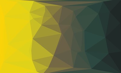Abstract yellow and grey polygonal background