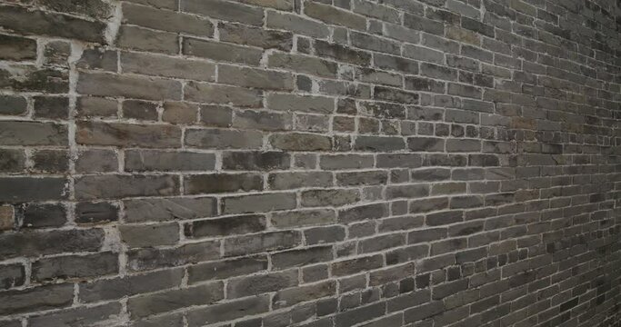 Grey brick wall texture background