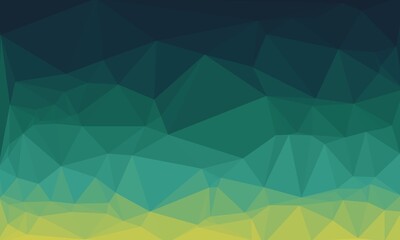 Abstract and geometric background with turquoise poly pattern