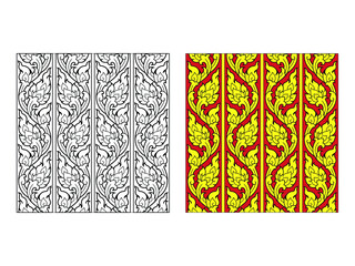 The film graphic is developed from another important pattern of the Thai Monkey pattern, from the anti-correlation path pattern of the vines with a wide square off the cargo ship. © gta555