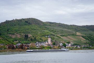 The Rhine Valley town of Lorch, with its extensive vineyards on the hills, is a World Heritage Site