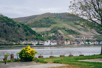 The Rhine Valley town of Lorch, with its extensive vineyards on the hills, is a World Heritage Site