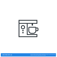 coffee maker Icon Vector illustration simple design element