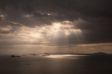 Sunrise Scenery at Queen's Bay, Sanya, China