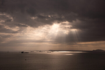 Sunrise Scenery at Queen's Bay, Sanya, China