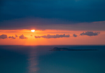 Sunrise Scenery at Queen's Bay, Sanya, China