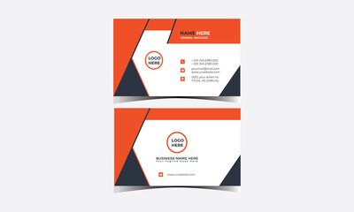 Corporate Business Card Design Template for Your Business or service