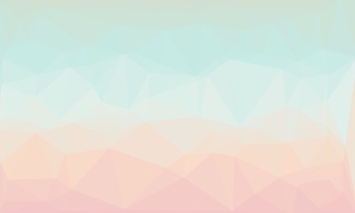 Abstract polygonal background with pastel colors