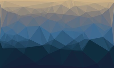 Minimal grey and blue polygonal background