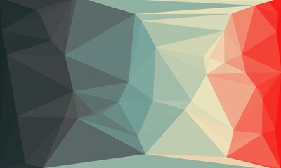 Fototapeta premium Geometric backdrop with colorful mosaic design