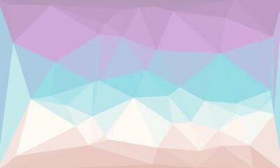 Creative pastel purple background with polygonal pattern
