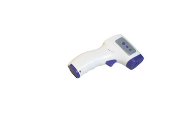 infrared thermometer on white background, isolate