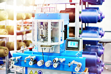 Bobbins of thread for cord knitting machine