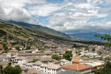 Gjirokastra - miasto na liście UNESCO, widok z góry
