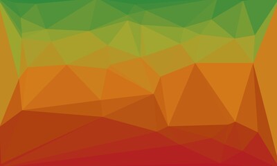 abstract, geometrical, red and green background