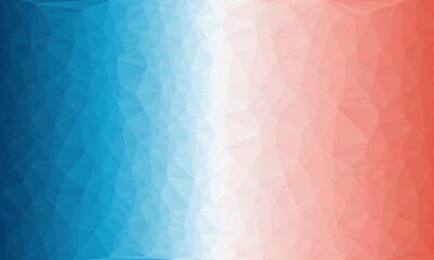 abstract blue and red background with polygonal shapes