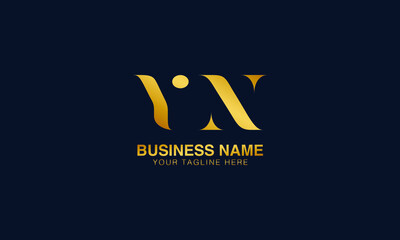 YN Y N initial logo | initial based abstract modern minimal creative logo, vector template image. luxury logotype logo, real estate homie logo. typography logo. initials logo. - obrazy, fototapety, plakaty