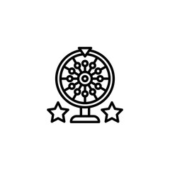 Ferris Wheel icon in vector. Logotype