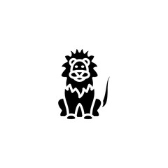 Fototapeta premium Circus Lion icon in vector. Logotype