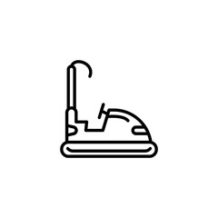 Bumper Car icon in vector. Logotype
