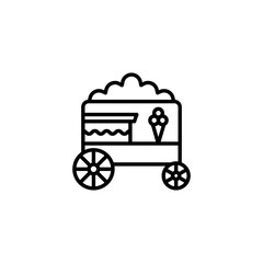 Food Stall icon in vector. Logotype