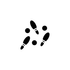 Juggling icon in vector. Logotype