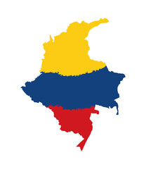 map of colombia