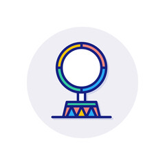 Hoop icon in vector. Logotype