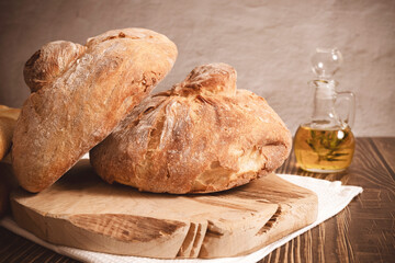bread for delicious breackfast in the morning