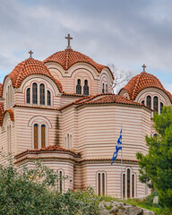 Fototapeta na wymiar Byzantine Style Church, Athens, Greece