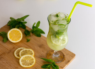 Fototapeta premium Non alcoholic version of Mojito also tase amazing 