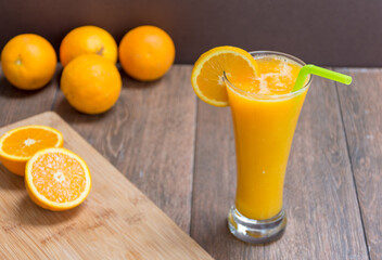 Fresh cooled squeezed orange juice is a nice stack of vitamins waiting to be drunk ! am i right ?!