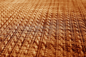 Fototapeta premium Plastic cover pattern with blur effect in navy orange tone.