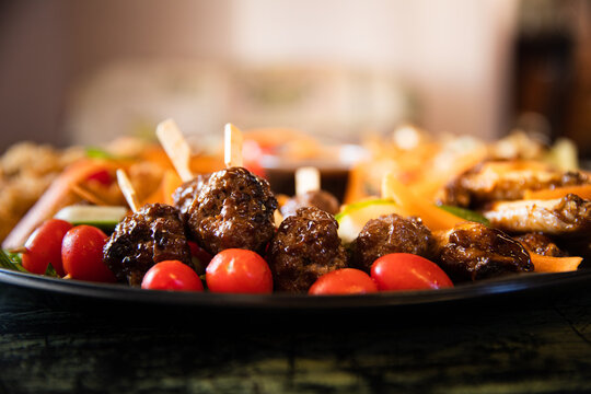 Game day meat platter