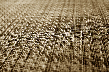 Fototapeta premium Plastic cover pattern with blur effect in brown tone.