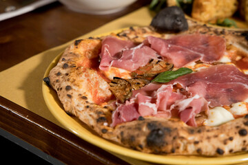 preparation of various Italian pizza