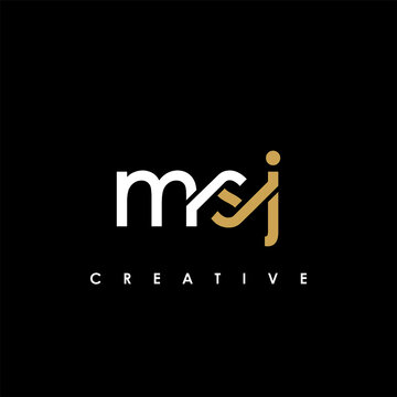 MSJ Letter Initial Logo Design Template Vector Illustration