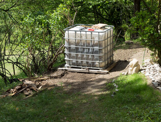 water tank for storing rain water