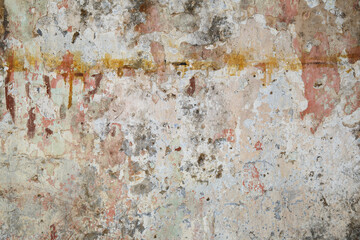 Textured wallpaper surface of an old plastered wall.