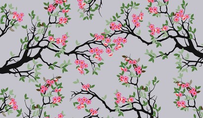 Cherry Blossom Pattern
