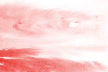 Abstract red watercolor background texture
