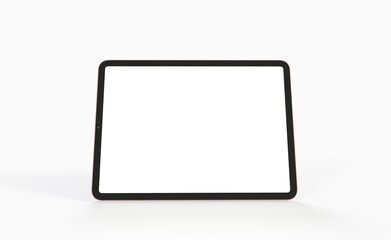 Tablet 3d computer with blank screen