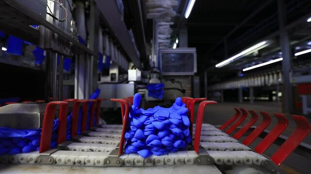 NBR glove automatic packaging production line, North China