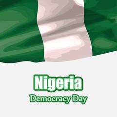 vector illustration for happy Nigeria independence day