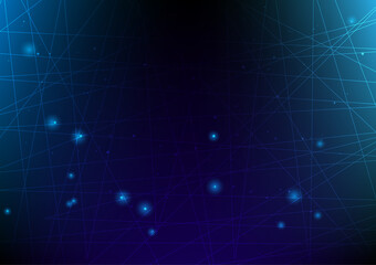 Fototapeta na wymiar Geometric Graphic Connection Background. Lines Dots Vector illustration. Futuristic Digital Network Concept.