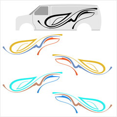 Vehicle Graphics, Stripe : Vinyl Ready Design