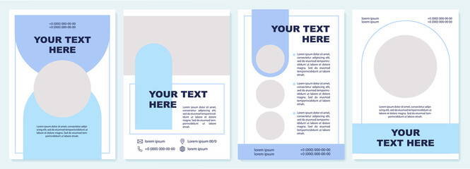 Presentation for startup brochure template. Flyer, booklet, leaflet print, cover design with copy space. Your text here. Vector layouts for magazines, annual reports, advertising posters