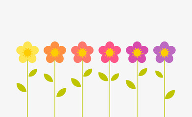 Flowers colors background.