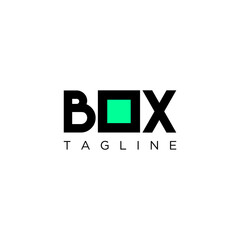 Box. Logo template.